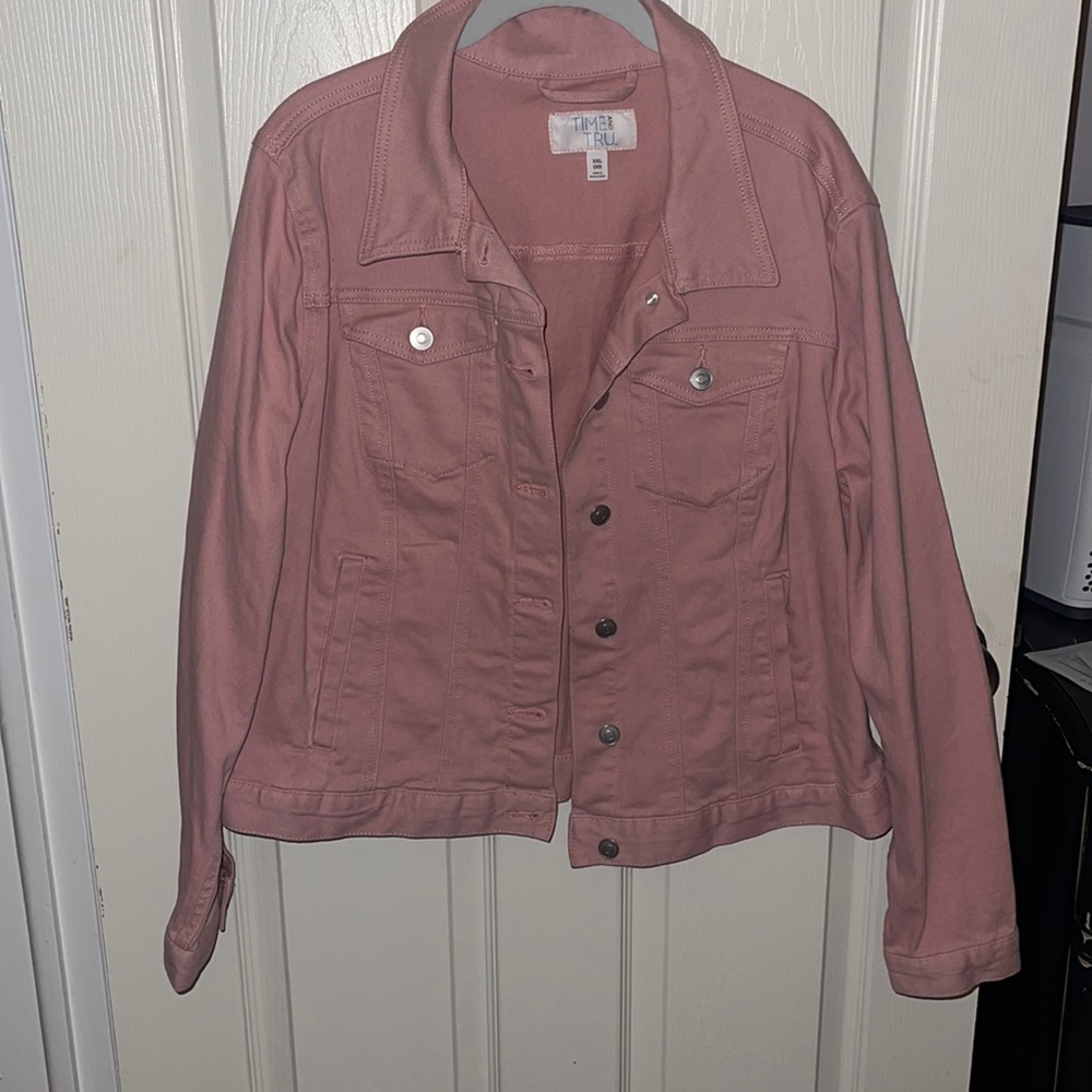 Pink jean jacket